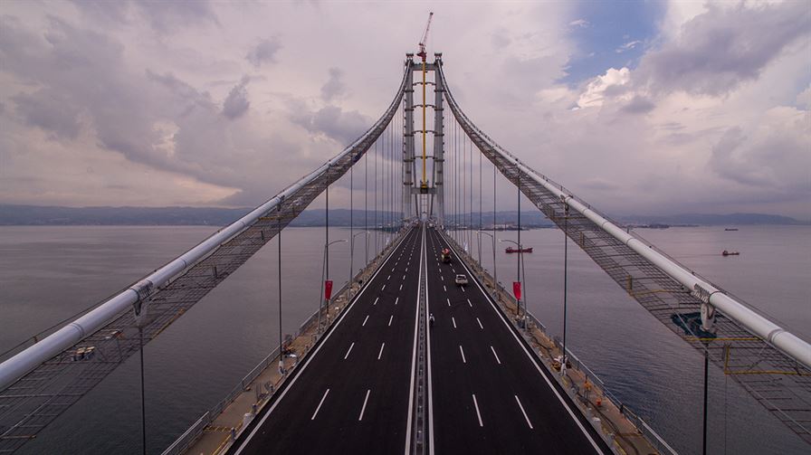Osman Gazi Bridge to open to traffic on June 30, 20163